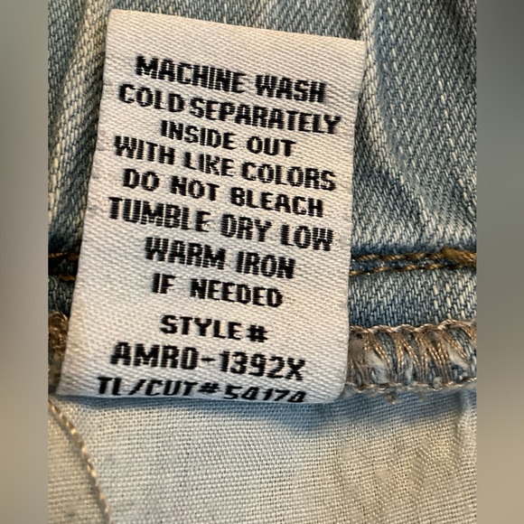 Ashley Mason light Blue Cargo Jogger Pants 17/33 - Picture 8 of 8